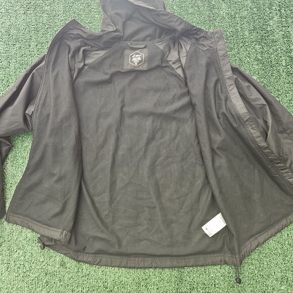 ASICS Women’s Full Zip Lightweight Wind Breaker Jacket Hooded, Sizes M, Black - Picture 5 of 12